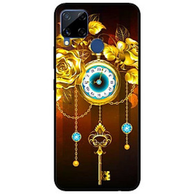 Ốp lưng dành cho Realme C15 mẫu Đồng Hồ Chìa Khóa