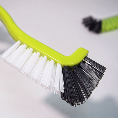 Combo bột tẩy đa năng Oxygen Bleach 120g + Bàn chải chà góc chữ L - nội địa Nhật Bản