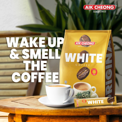 Cà Phê Trắng Truyền Thống 3 Trong 1 Aik Cheong (15 Gói x 40g)