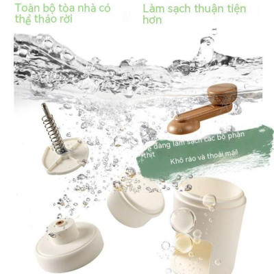 Máy Bào Đá Tuyết Cầm Tay Siêu Mịn - Máy Xay Đá Bào Mini Tiện Lợi, Lưỡi Dao Bằng Thép Không Gỉ
