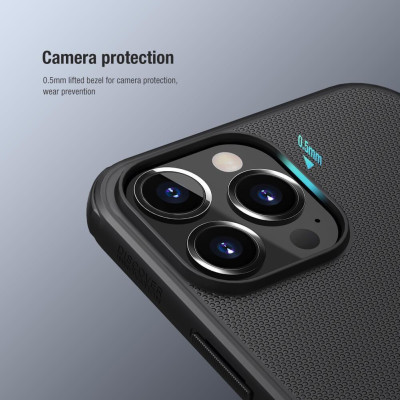 Ốp lưng nhám chống sốc cho IPhone 16 Pro Max , 16 Pro , 16 Plus , 16 , 15 Pro Max , 14 Pro Max Lưng cứng viền dẻo hiệu Nillkin Super Frosted - hàng chính hãng