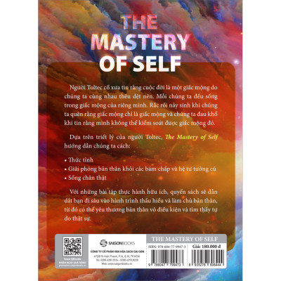 The Mastery Of Self - Hành Trình Thấu Hiểu Bản Thân Và Tìm Thấy Tự Do -  giúp chúng ta vạch ra một lộ trình mới hướng về nơi chúng ta thực sự muốn đến