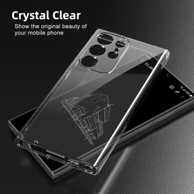 ốp lưng silicon cho Samsung Galaxy S23 Ultra / S23 Plus / S23 5G hiệu HOTCASE Ultra thin - siêu mỏng 0.6mm, thiết kế trong suốt, chống trầy xước - Hàng nhập khẩu