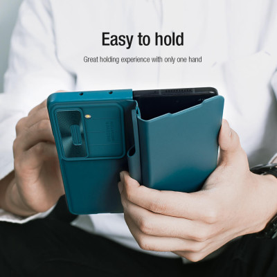 Bao da cho Samsung Galaxy Z Fold6 (Fold 6 5G) hiệu Nillkin Qin Pro Leather case (chống sốc, có khe để bút)- Hàng chính hãng
