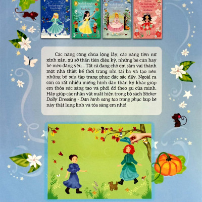 Bộ Sticker Dolly Dressing - Dán Hình Sáng Tạo Trang Phục Búp Bê - Bộ 2 (Bộ 4 Tập)