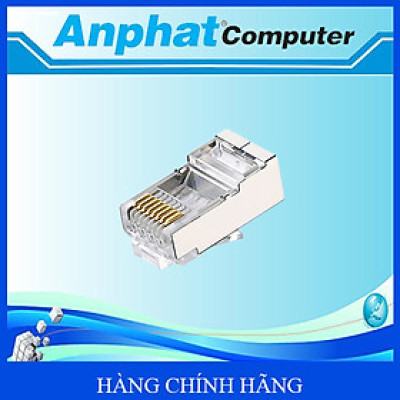 Đầu Bấm Mạng ENSOHO RJ-45 Cat 6 Chống Nhiễu  EN-RJ45C6M ( 100 cái/túi ) - Hàng Chính Hãng 