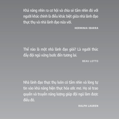 Từ Quản Lý Đến Lãnh Đạo - Sứ Mệnh Dẫn Đầu