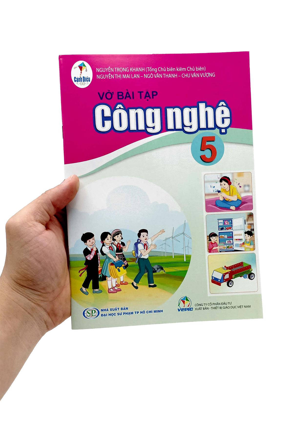 Sách - Vở Bài Tập Công Nghệ 5 (Cánh Diều) (Chuẩn)