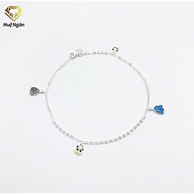 Lắc chân bạc Ý 925 Huệ Ngân - PANDA and FISH RYBJ50034