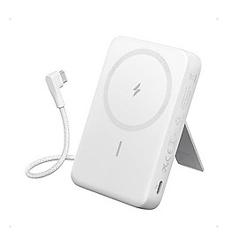 Pin sạc dự phòng Anker Magnetic Zolo 1C 10000mAh 15W tích hợp cáp Type-C - Hàng Chính Hãng