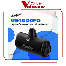 [Mỹ] Sạc dự phòng Energizer UE4600PQ mini Dung lượng 4600mAh tích hợp đầu sạc TypeC - Hàng chính hãng