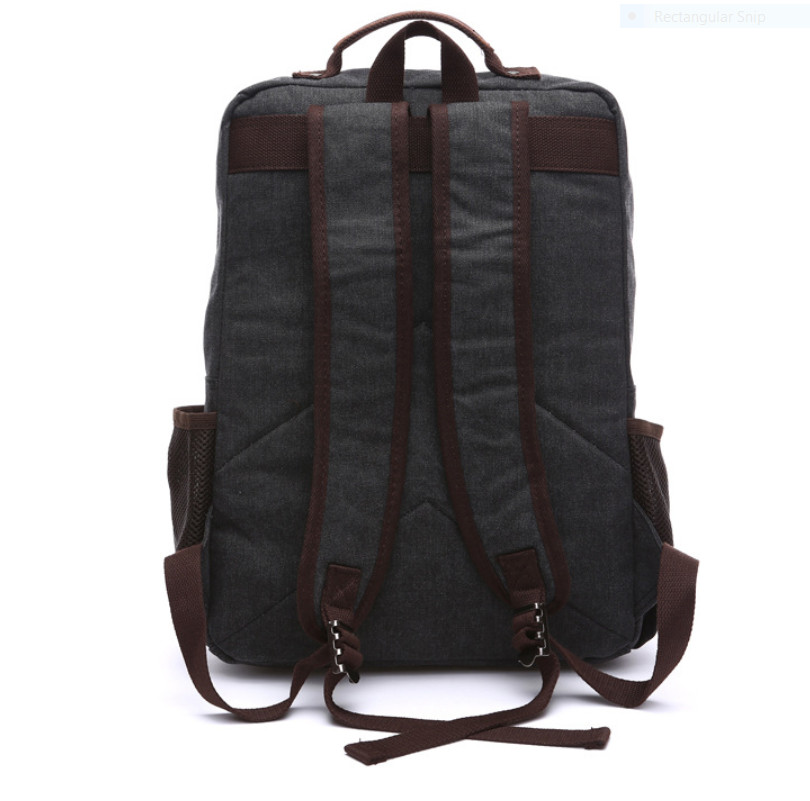 Balo nam vải canvas cao cấp phong cách mới 15,6"