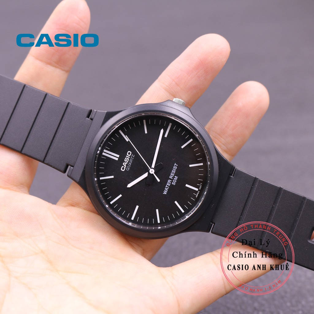 Đồng Hồ Nam Casio MW-240-1EVDF Dây Nhựa - Mặt Kính Nhựa