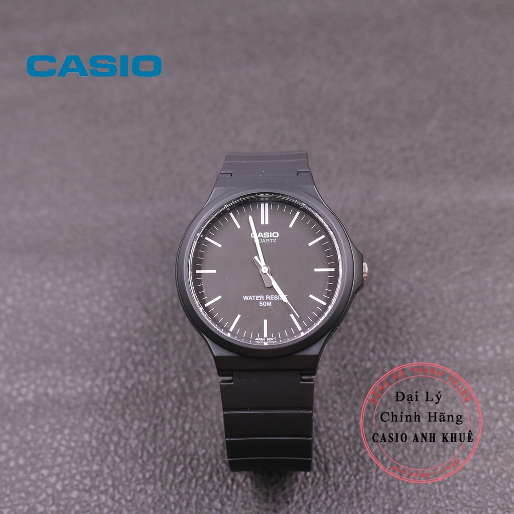 Đồng Hồ Nam Casio MW-240-1EVDF Dây Nhựa - Mặt Kính Nhựa