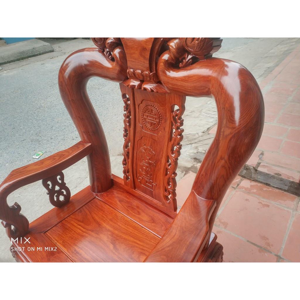 Bộ bàn ghế quốc đào gỗ hương vân
