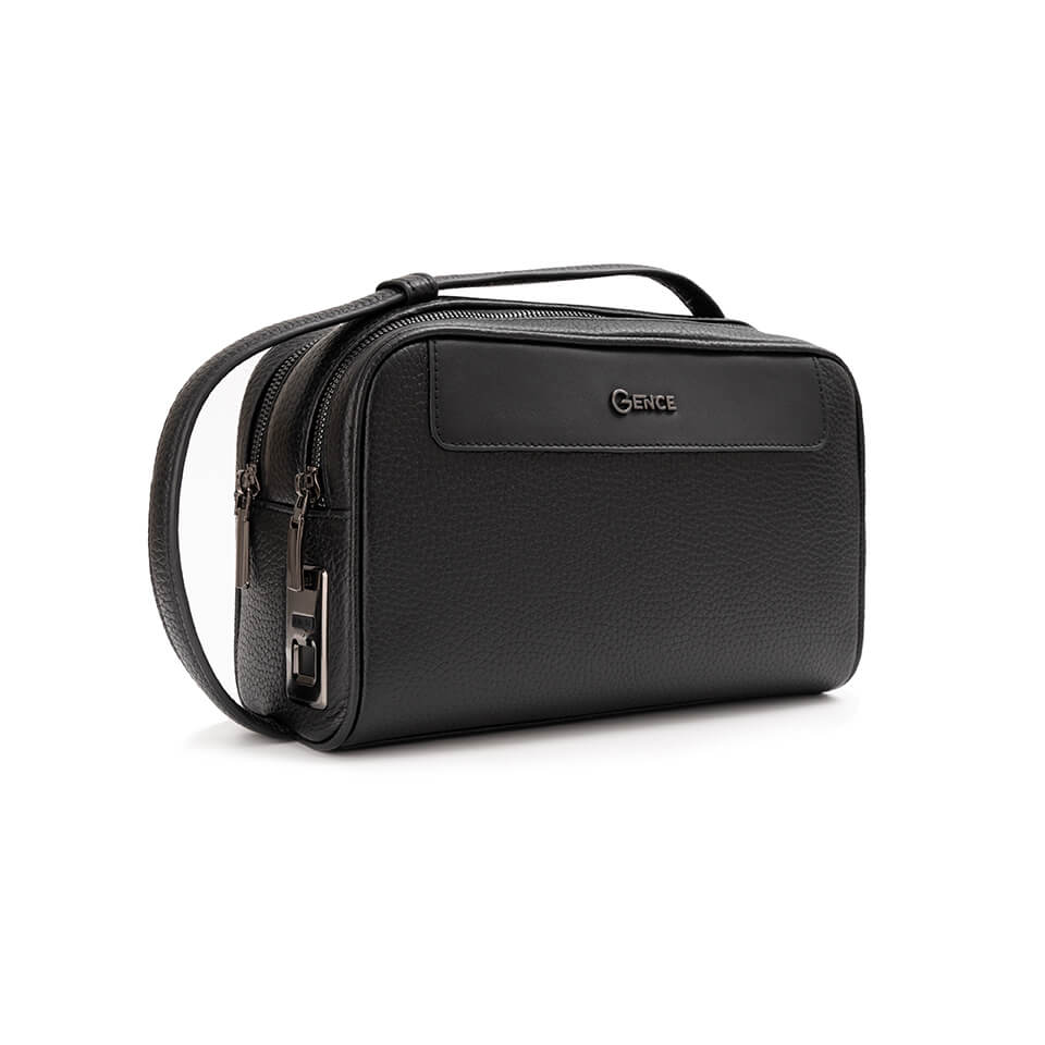 Clutch xách tay nam da bò Togo khóa vân tay RB10