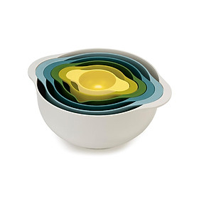 Bộ 6 tô sơ chế thực phẩm xếp chồng tiện lợi Joseph Joseph Duo (Opal) - 006230