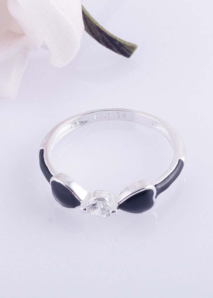 Nhẫn bạc nữ S925 Italia Bạc Xinh Huệ Ngân Trai tim chung tình RR1198