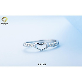 Nhẫn bạc Ý 925 Huệ Ngân - Tim xinh RR1381
