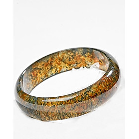 Vòng Băng Ngọc Thủy Tảo Huyết Ni 55 Ngọc Quý Gemstones