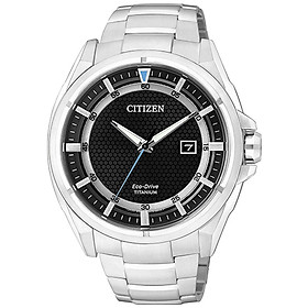 Đồng Hồ Nam Citizen Dây Titanium AW1401-50E - Mặt Đen (Sapphire)