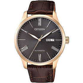 Đồng Hồ Nam Citizen Dây Da NH8353-00H - Mặt Xám