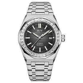 Đồng hồ nam chính hãng IW CARNIVAL IW733G-3 Kính sapphire ,chống xước,Chống nước 50m,Bh 24 tháng,Máy cơ (Automatic),dây thép 316L không gỉ