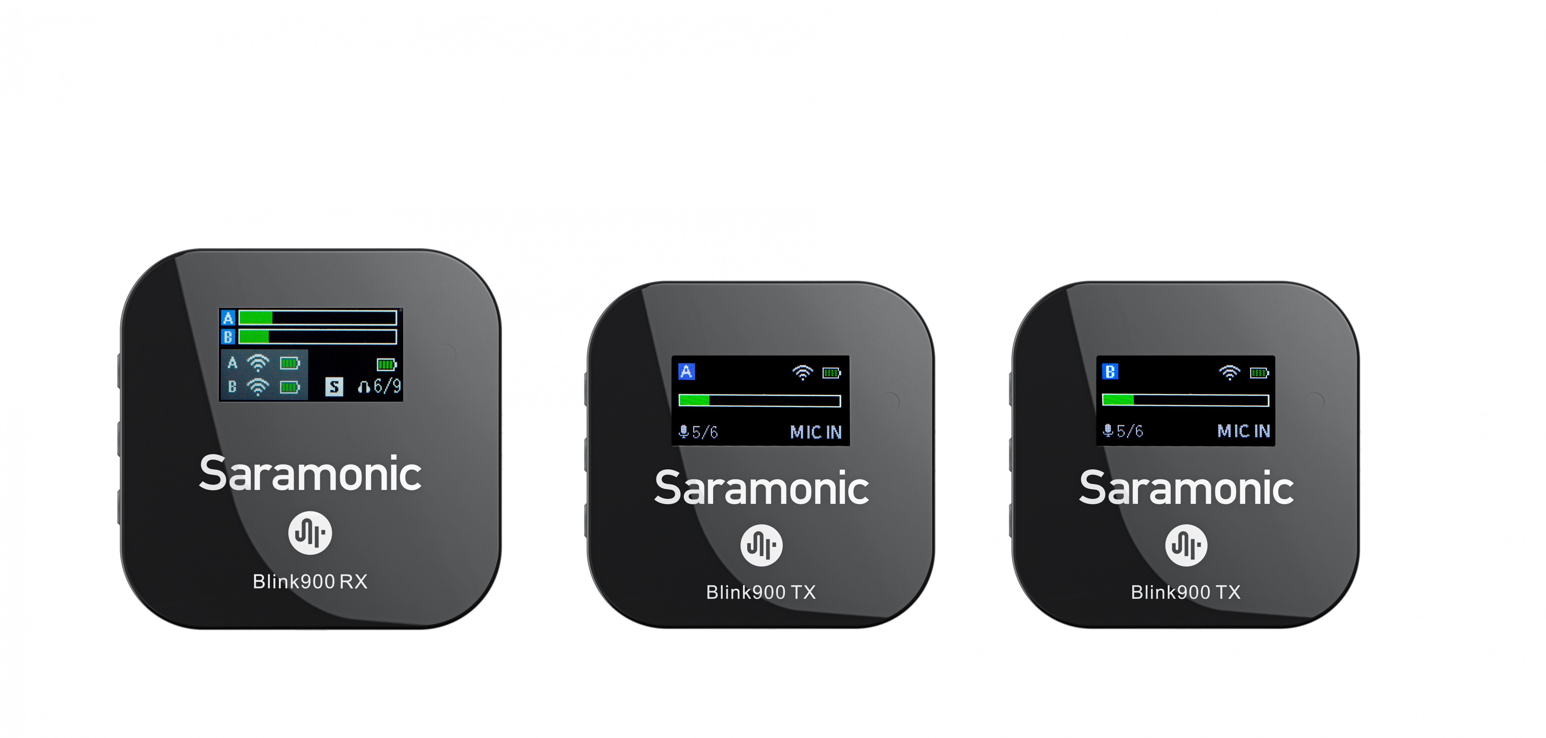 Micro Thu Âm Cài Áo Saramonic Blink900 B2 Cho Điện Thoại & Máy Ảnh – Livestream/ Quay video/ Podcast -Hàng Chính Hãng