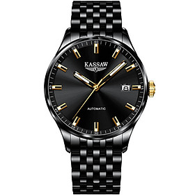 Đồng hồ nam chính hãng KASSAW K899-3 Kính sapphire ,chống xước ,Chống nước 30m ,Bảo hành 24 tháng,Máy cơ (Automatic),dây thép không gỉ, thiết kế đơn giản dễ đeo