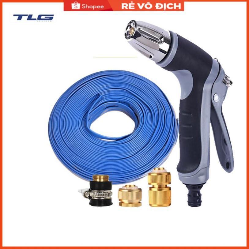 Vòi phun xịt rửa xe, tưới cây chuyên nghiệp 15m 206817 (cút đồng nối đồng)