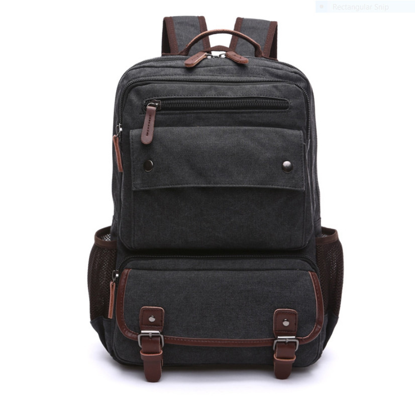 Balo nam vải canvas cao cấp phong cách mới 15,6"