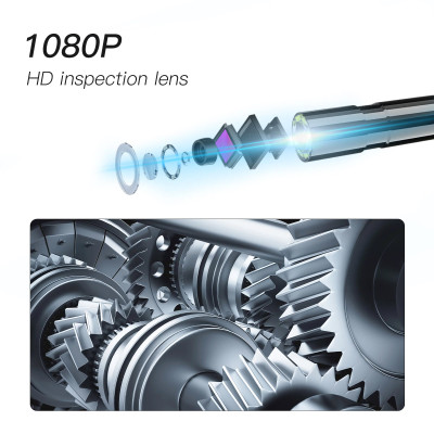 ROGTZ - Camera nội soi P10 Chống nước IP68 Màn hình IPS 2.8 inch Đường kính camera 3.9mm Độ phân giải cao 1080p 8 đèn LED Đa ngôn ngữ  Pin lithium dung lượng cao 3.7V 2600mAh Nhà xưởng Y tế Cầm tay Ô tô Nhà cửa Hàng Chính Hãng
