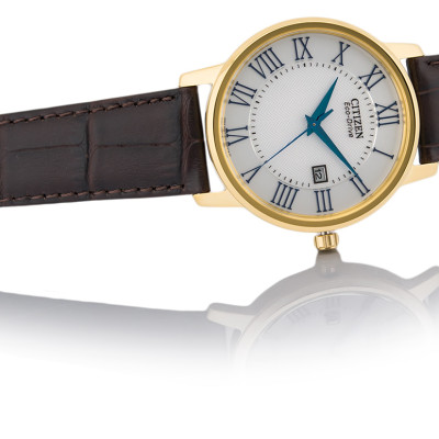 Đồng Hồ Nam Citizen Dây Da BM6752-02A - Mặt Trắng