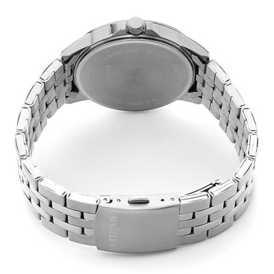 Đồng Hồ Nam Citizen Pin-Quartz Dây Thép Không Gỉ BF2011-51L - Mặt Xanh (41mm)