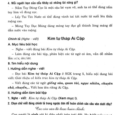 Bồi Dưỡng Văn - Tiếng Việt 4 - Tập Hai (Tài Liệu Dành Cho Giáo Viên, Phụ Huynh Và Học Sinh)