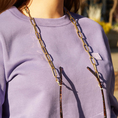 Dây đeo kính chống lạc kiêm vòng cổ dây chuyền nam nữ cá tính