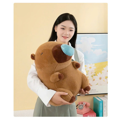 Gấu bông Chuột Capybara Thú nhồi bông Capybara Bộ trưởng Bộ Ngoại Giao đáng yêu 23cm Thú Bông Quà Tặng