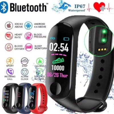 ĐỒNG HỒ ĐEO TAY VẬN ĐỘNG ĐO NHỊP TIM BƯỚC CHÂN THỂ THAO THÔNG MINH 