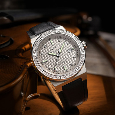 Đồng hồ nam chính hãng IW CARNIVAL IW610G-3 Kính sapphire ,chống xước ,Chống nước 30m ,Bảo hành 24 tháng,Máy cơ (Automatic),dây da cao cấp, thiết kế đơn giản dễ đeo