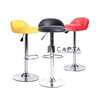 Ghế quầy bar lưng thấp bọc nệm PVC CB2258-P Nội thất Capta
