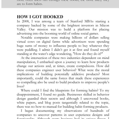 Hooked : How To Build Habit-Forming Products