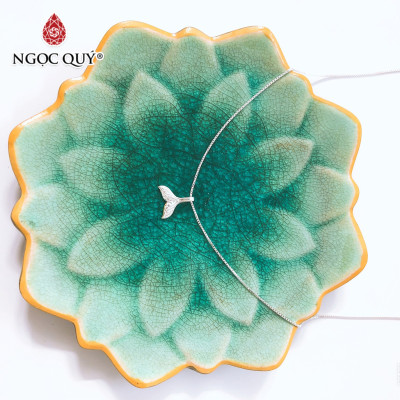 Dây chuyền bạc mặt đuôi cá - Ngọc Quý Gemstones