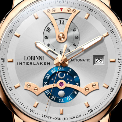 Đồng hồ nam chính hãng Lobinni No.18018-1