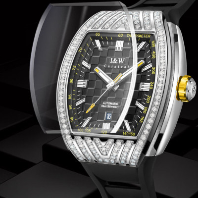 Đồng hồ nam chính hãng IW Carnival IW727G-1 ,kính sapphire,chống xước,chống nước 50m,Bh 24 tháng,máy cơ (automatic)