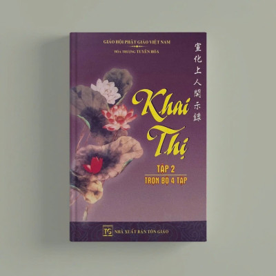 Trọn bộ 4 cuốn sách Khai Thị - Hòa Thượng Tuyên Hóa