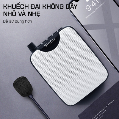 Máy Trợ Giảng Không Dây Shidu SD-M500 UHF - Hàng Chính Hãng