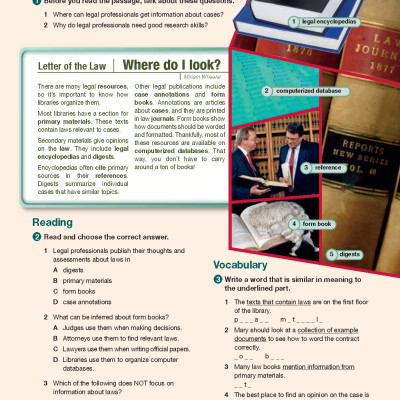 Career Paths Law (Esp) Student