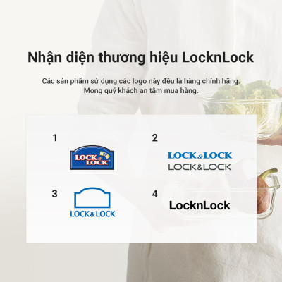 Hộp thủy tinh LocknLock BLANC bảo quản thực phẩm 520ml LLG1105 - Hàng chính hãng, chịu nhiệt cao - JoyMall