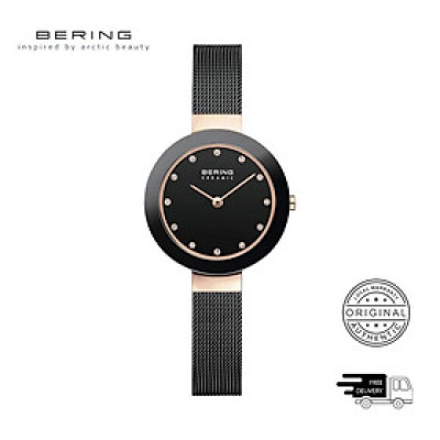 Đồng Hồ Nữ Bering Ceramic Màu Đen 11429-166