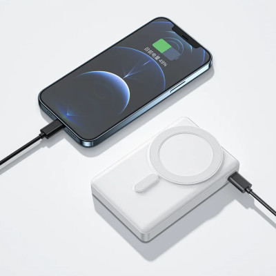 Pin/ Sạc Dự Phòng Không Dây Hít Từ Tính WIWU JC-20 10.000mAh - Hàng Chính Hãng